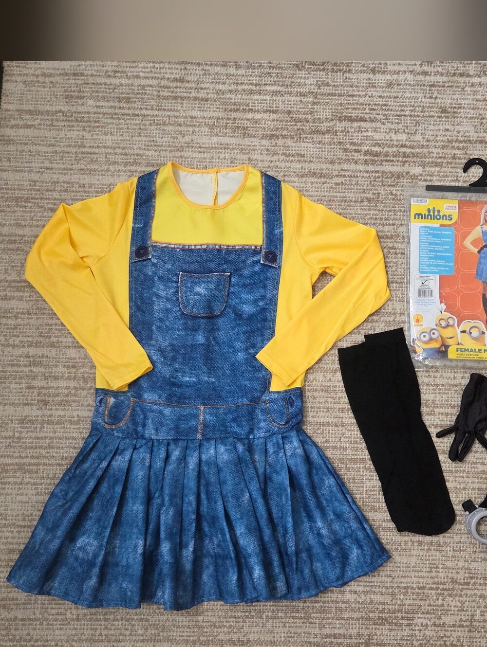 Rubie's Yellow and Blue Girls' Pinafore Halloween Costume Dress